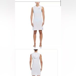 Nike white cover up swim wear